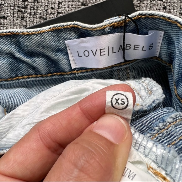 COPY - Denim flare shorts by Love|Labels size XS - Picture 6 of 6